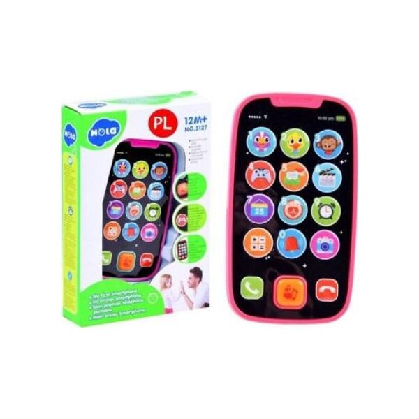 Ramiz Edukacyjny Interaktywny SmartPhone Niebieski