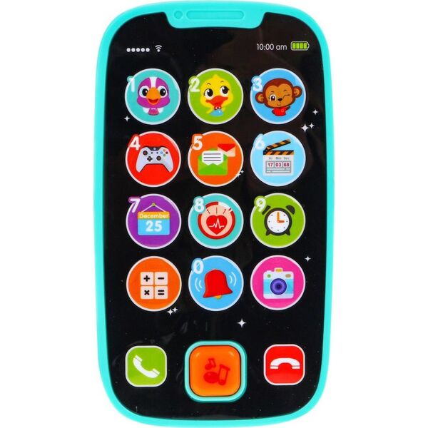 Ramiz Edukacyjny Interaktywny SmartPhone Niebieski