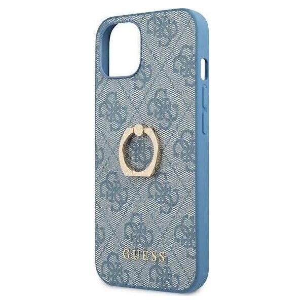Guess Guess GUHCP13S4GMRBL iPhone 13 mini 5,4" niebieski/blue hardcase 4G with ring stand