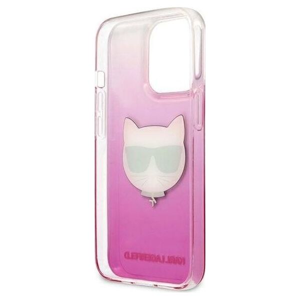 Karl Lagerfeld Karl Lagerfeld KLHCP13XCTRP iPhone 13 Pro Max 6,7" hardcase różowy/pink Choupette Head