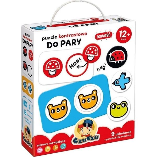 Bright Junior Media CzuCzu Puzzle kontrastowe Do pary