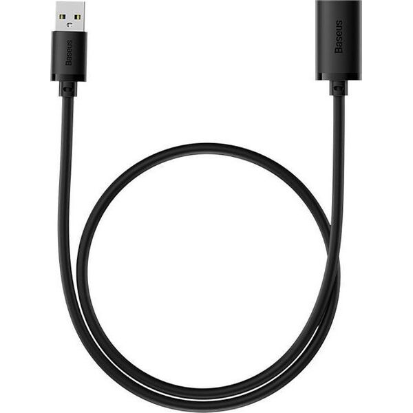 Kabel USB Baseus USB-A - USB-A 0.5 m Czarny (B00631103111-01)