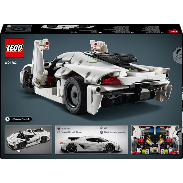 LEGO Technic Biały hipersamochód Koenigsegg Jesko Absolut (42184)