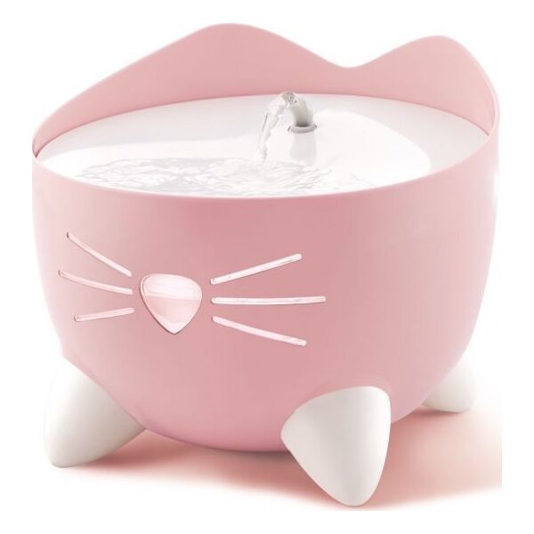 Catit Fontanna Pixi dla kota, jasnoróżowa, 2,5l, 22x22x19,5 cm