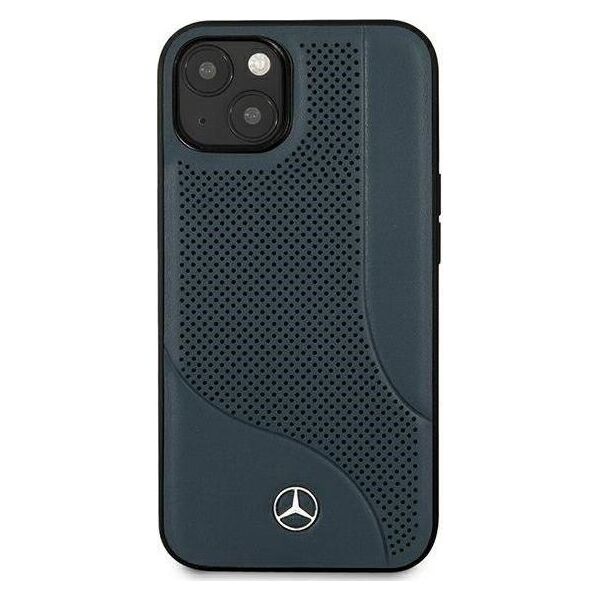 Mercedes Mercedes MEHCP13SCDONA iPhone 13 mini 5,4" granatowy/navy hardcase Leather Perforated Area