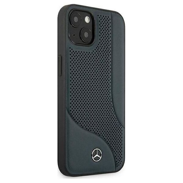 Mercedes Mercedes MEHCP13SCDONA iPhone 13 mini 5,4" granatowy/navy hardcase Leather Perforated Area