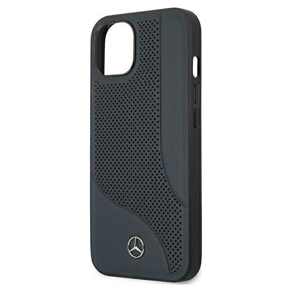 Mercedes Mercedes MEHCP13SCDONA iPhone 13 mini 5,4" granatowy/navy hardcase Leather Perforated Area