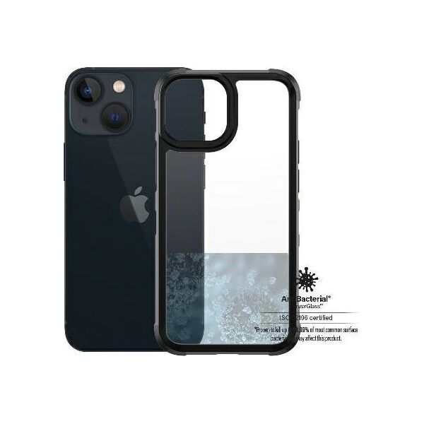 PanzerGlass PanzerGlass ClearCase iPhone 13 Mini 5.4" black Antibacterial Military grade SilverBullet 0318