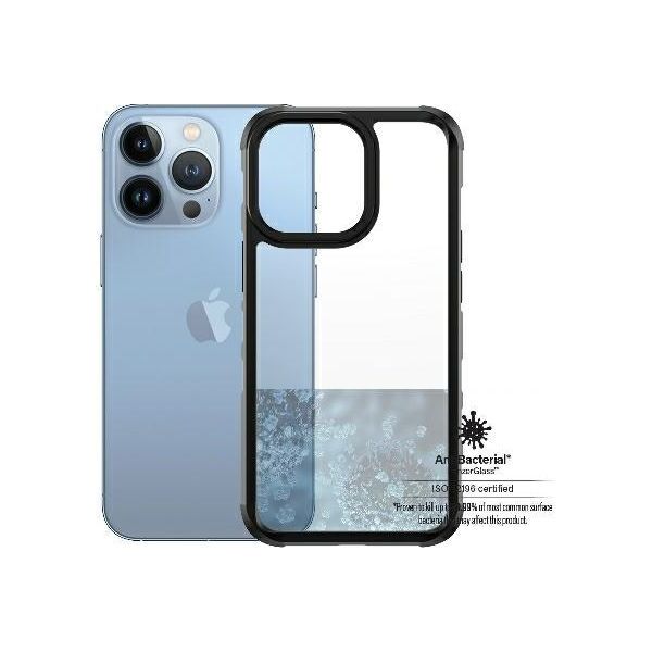 PanzerGlass PanzerGlass ClearCase iPhone 13 Pro 6.1" black Antibacterial Military grade SilverBullet 0324
