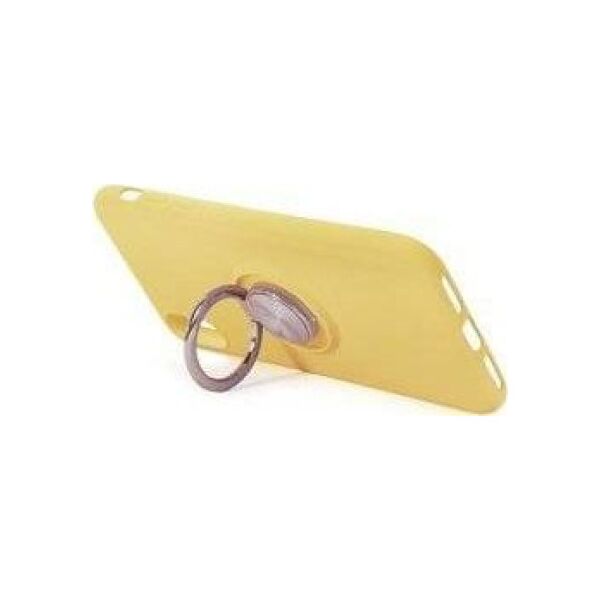 SiliconeRing ETUI SILICONE RING SAMSUNG GALAXY A21S ŻÓŁTY standard