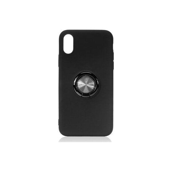 SiliconeRing ETUI SILICONE RING XIAOMI REDMI NOTE 9 5G 2021 CZARNE standard