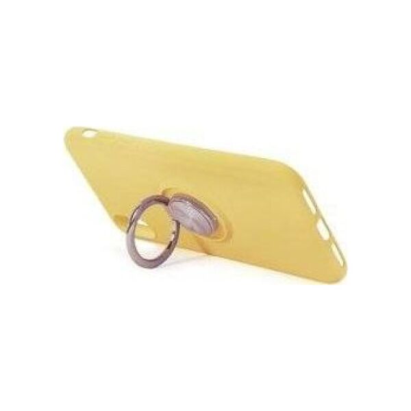 SiliconeRing ETUI SILICONE RING XIAOMI REDMI NOTE 9 5G 2021 ŻÓŁTY standard