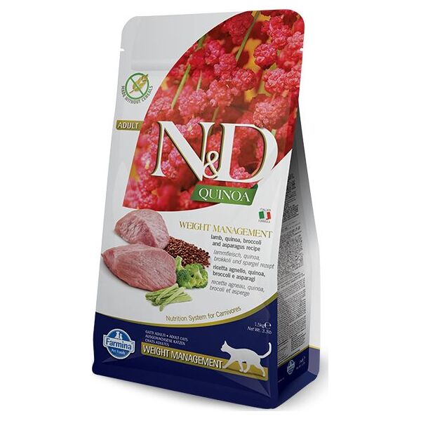 Farmina N&D Quinoa feline Weight management lamb 300g
