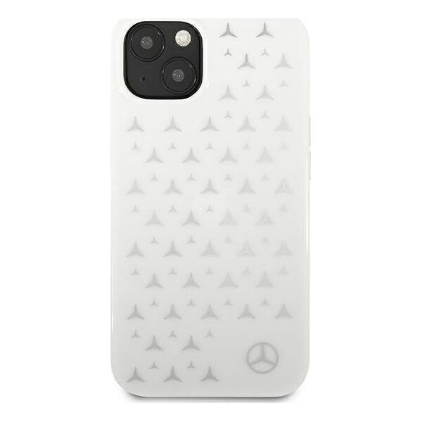 Mercedes Mercedes MEHCP13SESPWH iPhone 13 mini 5,4" biały/white hardcase Silver Stars Pattern