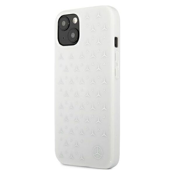 Mercedes Mercedes MEHCP13SESPWH iPhone 13 mini 5,4" biały/white hardcase Silver Stars Pattern