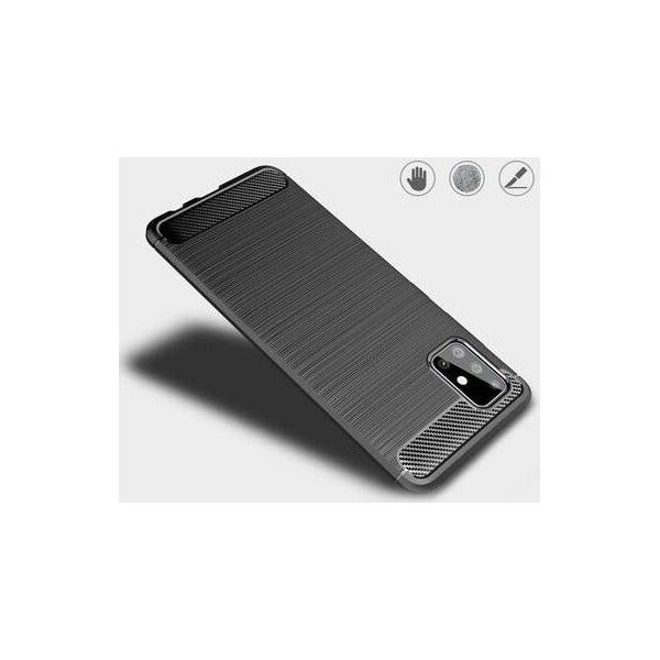 Carbon Lux CASE ETUI CARBON LUX CZARNY HUAWEI MATE 40 standard