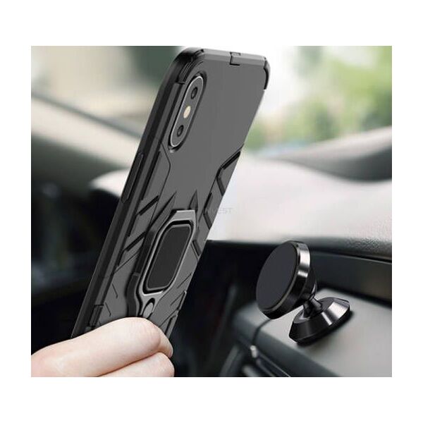 ETUI ARMOR RING MAGNETIC SAMSUNG GALAXY A72 5G CZARNY standard