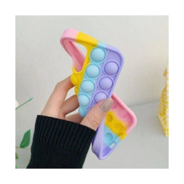 ETUI BUBBLE ANTYSTRESOWE SENSORYCZNE IPHONE 12 / 12 PRO PASTELOWY standard