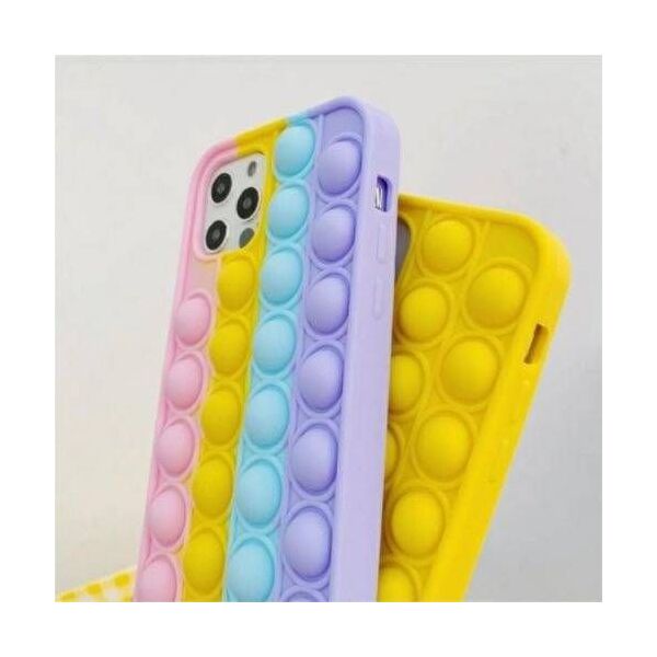 ETUI BUBBLE ANTYSTRESOWE SENSORYCZNE IPHONE 12 / 12 PRO PASTELOWY standard