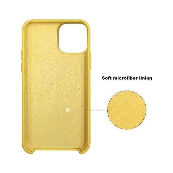 ETUI SILICONE CASE XIAOMI MI 11 ŻÓŁTY standard