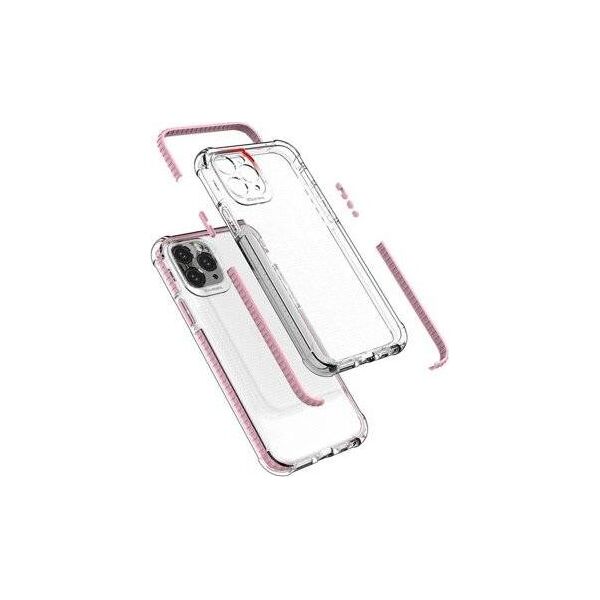 VERGE ARMOR CASE ETUI ŻELOWE PANCERNE IPHONE 11 PRO JASNORÓŻOWY standard