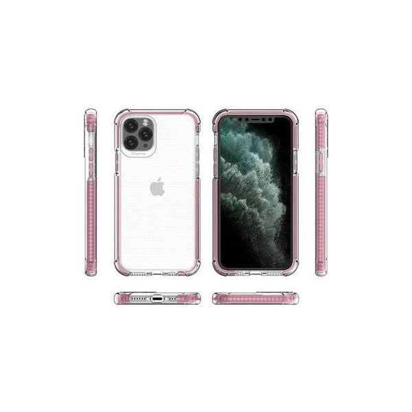 VERGE ARMOR CASE ETUI ŻELOWE PANCERNE IPHONE 11 PRO JASNORÓŻOWY standard