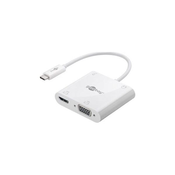 Stacja/replikator Goobay USB-C (52418 White)