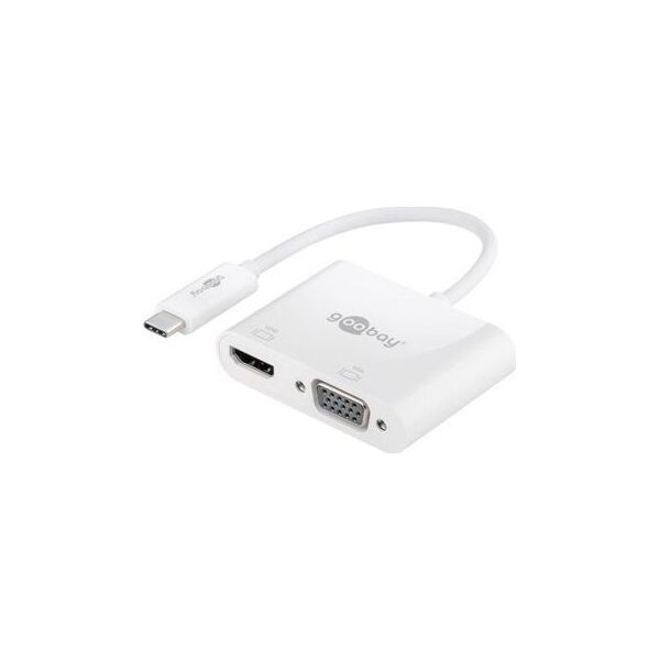 Stacja/replikator Goobay USB - HDMI - VGA Biały  (52430)