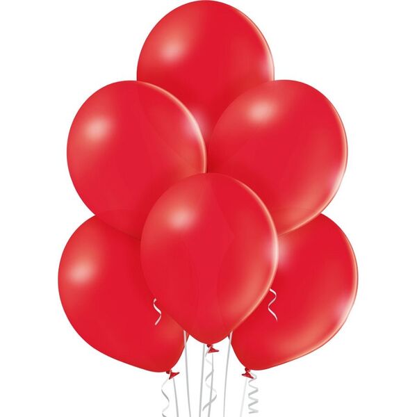 Belball Balony pastelowe Czerwone, B105, 30 cm, 100 szt.