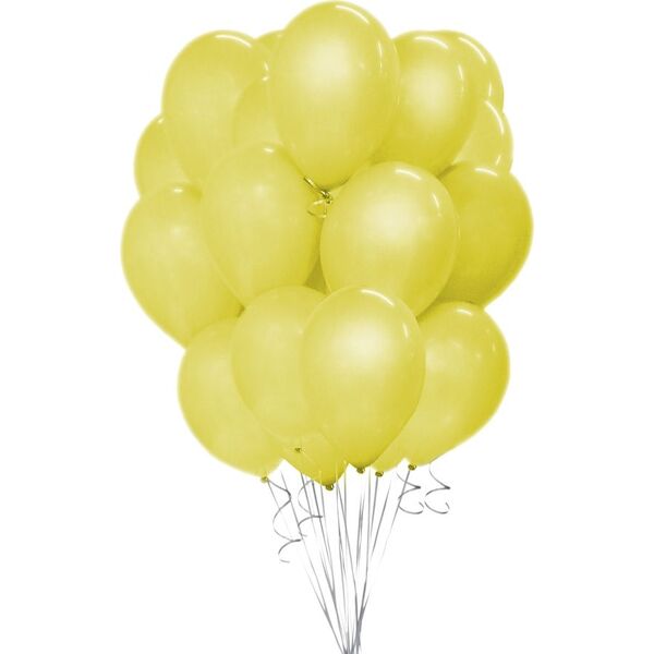 GoDan Balony pastelowe Żółte, B&C, 30 cm, 50 szt.