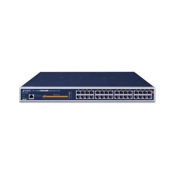 Switch Planet PLANET POE INJECTOR HUB UPOE-1600G 16-PORT 60W