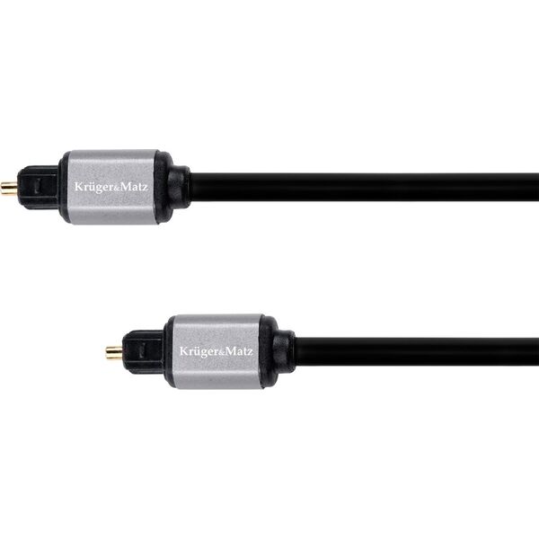 Kabel Kruger&Matz Toslink - Toslink 0.5m czarny (KM1219)