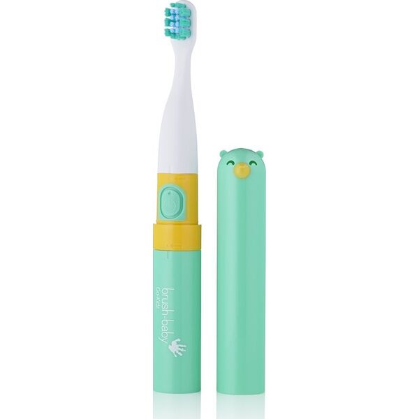 Szczoteczka Brush-baby Go-KIDZ Electric Travel Zielona