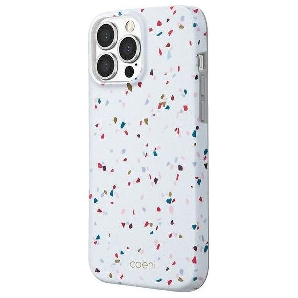 Uniq Etui UNIQ Coehl Terrazzo Apple iPhone 13 Pro Max biały/natural white