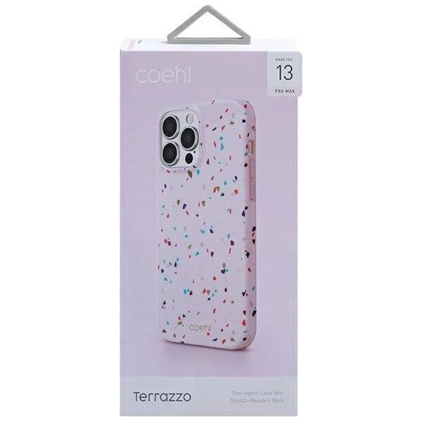 Uniq Etui UNIQ Coehl Terrazzo Apple iPhone 13 Pro Max różowy/blush pink