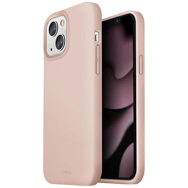Uniq Etui UNIQ Lino Apple iPhone 13 różowy/blush pink