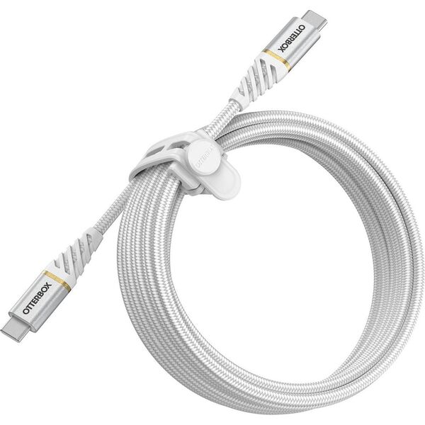 Kabel USB OtterBox USB-C - USB-C 1 m Biały (78-52680)