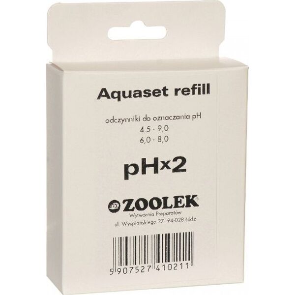 ZOOLEK ZOOLEK AQUASET REFILL PH x2 - UZUPEŁNIENIE TESTU