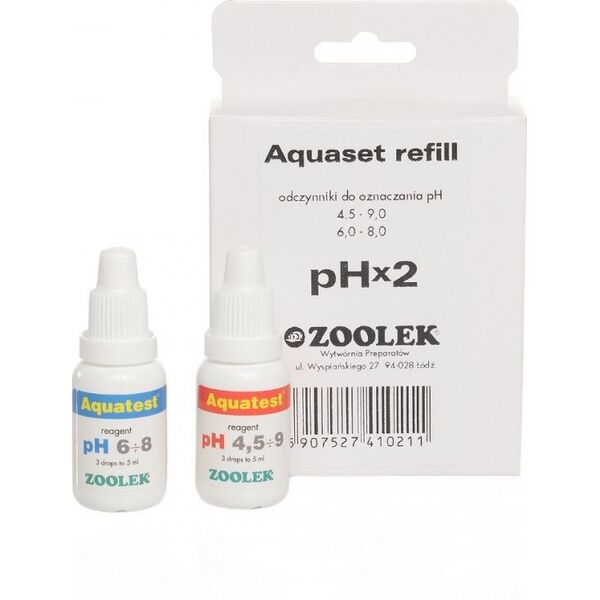 ZOOLEK ZOOLEK AQUASET REFILL PH x2 - UZUPEŁNIENIE TESTU