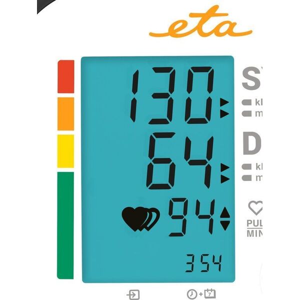 Ciśnieniomierz Eta ETA Upper Arm Blood Pressure Monitor ETA229790000 Memory function, Number of users 2 user(s)