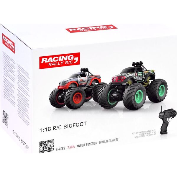 Jokomisiada Autko Monster Truck Big Foot pilot 2.4GHz RC0563