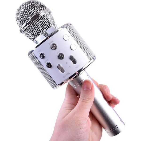 Mikrofon Jokomisiada Bezprzewodowy Karaoke z głośnikiem (IN0136)
