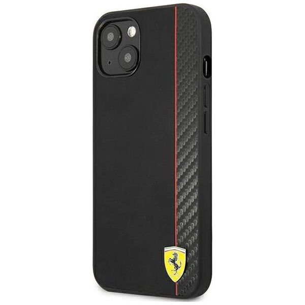 Ferrari Ferrari FESAXHCP13SBK iPhone 13 mini 5,4" czarny/black hardcase On Track Carbon Stripe