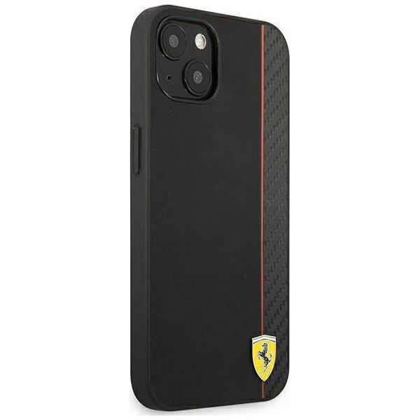 Ferrari Ferrari FESAXHCP13SBK iPhone 13 mini 5,4" czarny/black hardcase On Track Carbon Stripe