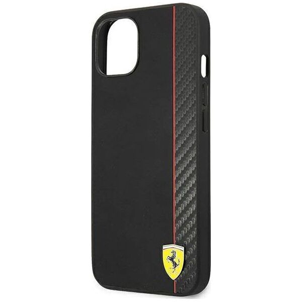 Ferrari Ferrari FESAXHCP13SBK iPhone 13 mini 5,4" czarny/black hardcase On Track Carbon Stripe