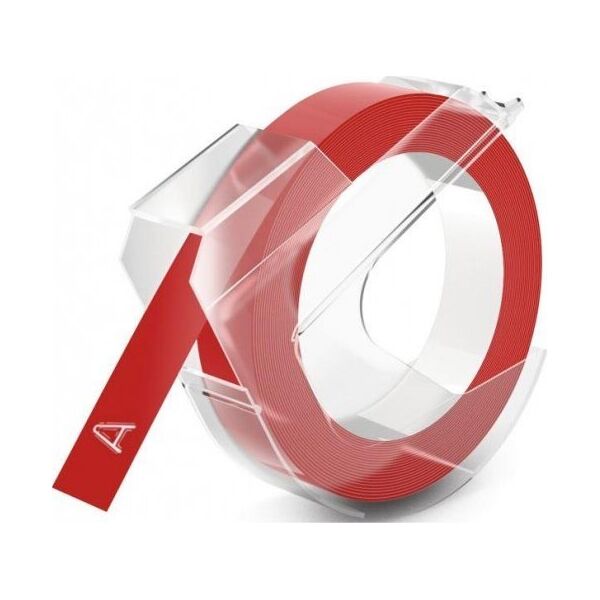 Dymo DYMO Prägeband 9mm x 3m rot