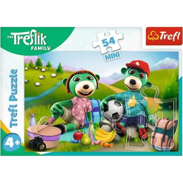 Trefl Puzzle 54 mini Wesoły świat Treflików 4 TREFL