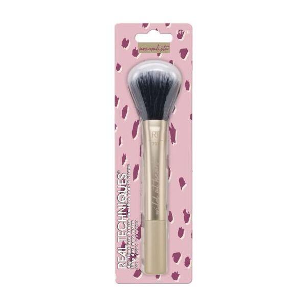 Real Techniques Real Techniques Animalista Duo-Fiber Face Brush Limited Edition Pędzel do makijażu 1szt