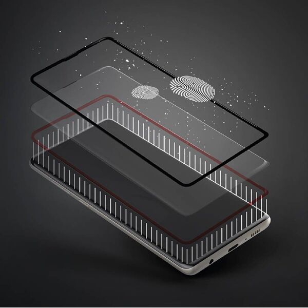 MyScreen Protector Szkło Hartowane 5D SAMSUNG GALAXY A03S MyScreen DIAMOND GLASS LITE edge Full Glue czarne