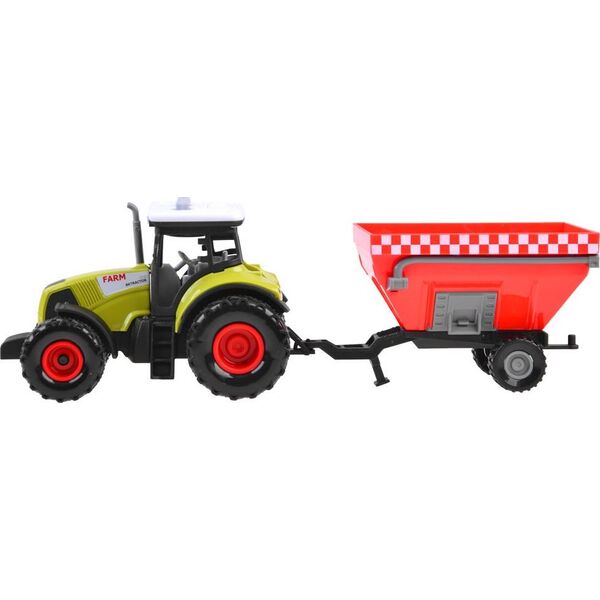 Jokomisiada Zestaw 3 x Traktor + przyczepa dla farmera ZA3908